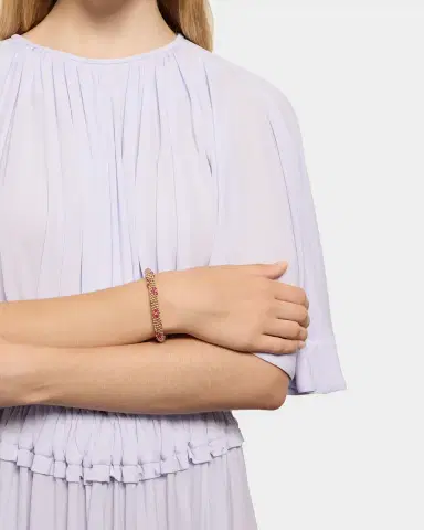 Meredith Frederick Daisy Zircon Bracelet, Pink | Thumbnail 8