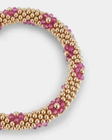 Meredith Frederick Daisy Zircon Bracelet, Pink | Thumbnail 10