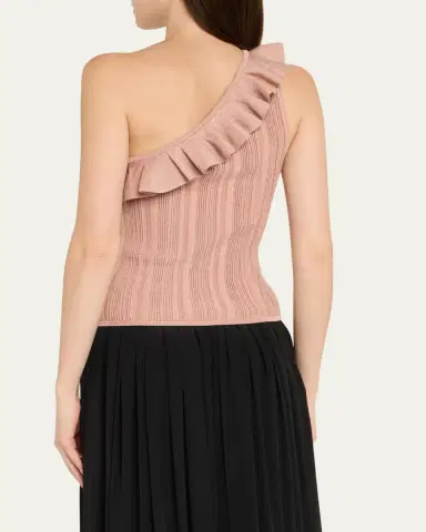 Zimmermann Lucky Metallic Frill Tank Top | Thumbnail 3 Zimmermann Lucky Metallic Frill Tank Top | Thumbnail 3