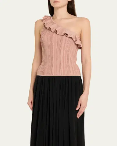 Zimmermann Lucky Metallic Frill Tank Top | Thumbnail 4 Zimmermann Lucky Metallic Frill Tank Top | Thumbnail 4