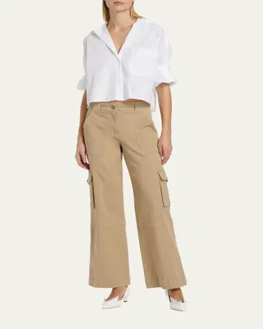 TWP Coop Cotton Twill Topstitched Cargo Pants | Thumbnail 8