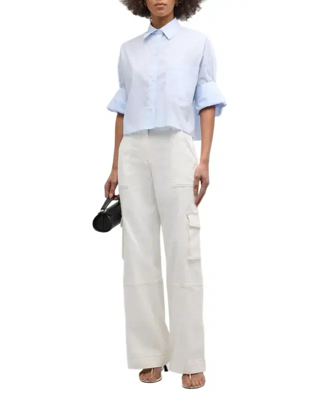 Coop Cotton Twill Topstitched Cargo Pants