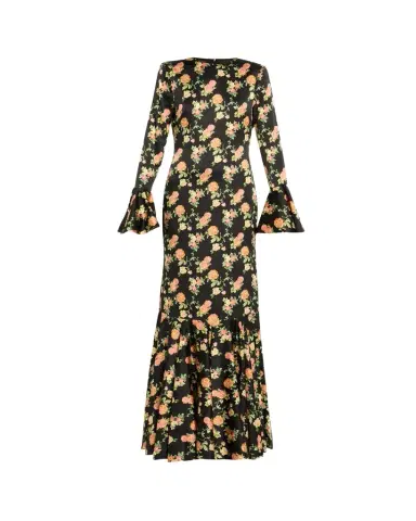 CAROLINE CONSTAS Allonia Floral Silk Gown | Thumbnail 1
