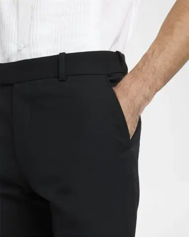 Alexander McQueen Men's Wool Cigarette Trousers | Thumbnail 5 Alexander McQueen Men's Wool Cigarette Trousers | Thumbnail 5