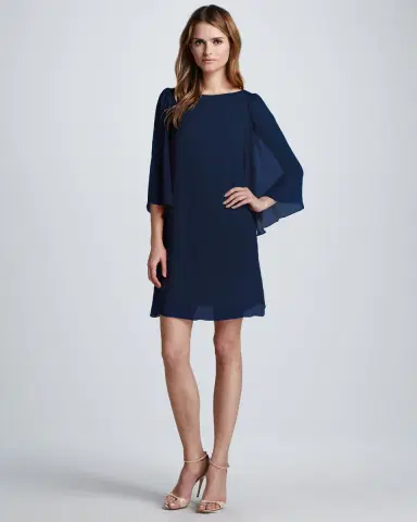 Rickie Freeman for Teri Jon Taffeta & Floral Organza Midi Shirtdress | Thumbnail 7