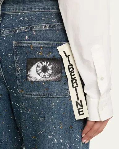 Libertine Meteor Shower Baggy Jeans with Labels | Thumbnail 5 Libertine Meteor Shower Baggy Jeans with Labels | Thumbnail 5