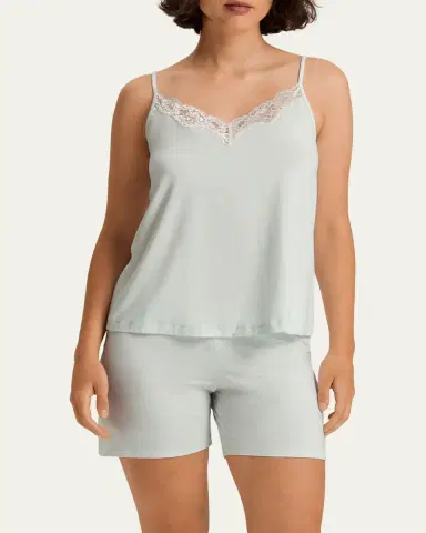 Hanro Natural Elegance Viscose Melange Pajama Set | Thumbnail 4