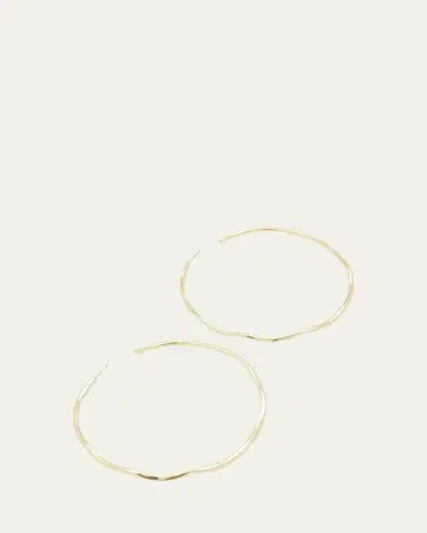 Ippolita Classico Squiggle Hoops in 18K Gold | Thumbnail 3 Ippolita Classico Squiggle Hoops in 18K Gold | Thumbnail 3