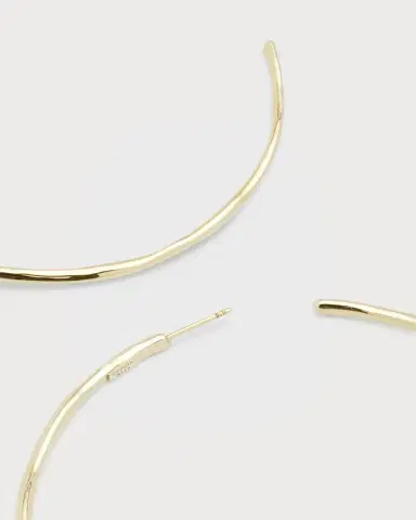 Ippolita Classico Squiggle Hoops in 18K Gold | Thumbnail 6 Ippolita Classico Squiggle Hoops in 18K Gold | Thumbnail 6