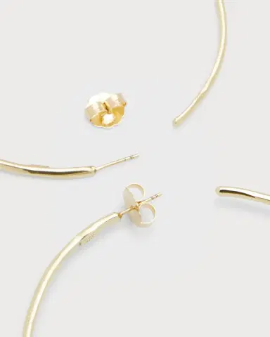 Ippolita Classico Squiggle Hoops in 18K Gold | Thumbnail 7 Ippolita Classico Squiggle Hoops in 18K Gold | Thumbnail 7