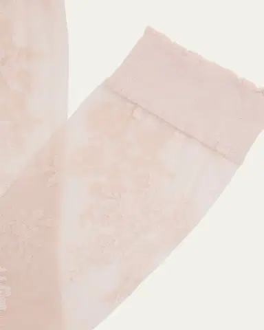 Valentino Garavani Knee-High Lace Socks | Thumbnail 3