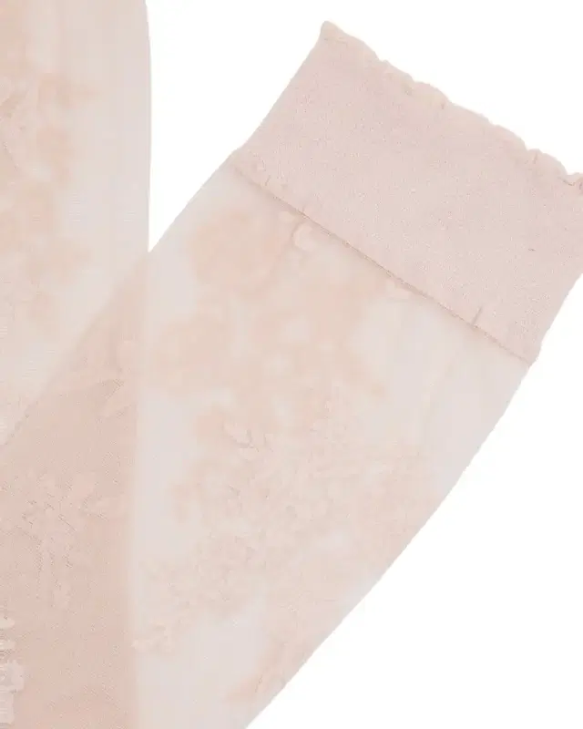 Knee-High Lace Socks