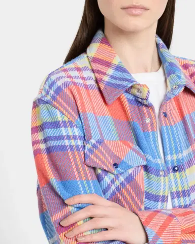 God's True Cashmere Creator Tartan Cashmere Button-Down Shirt | Thumbnail 4
