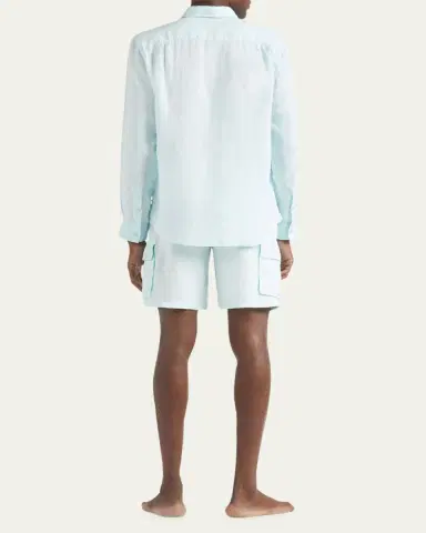 Vilebrequin Men's Linen Sport Shirt | Thumbnail 3