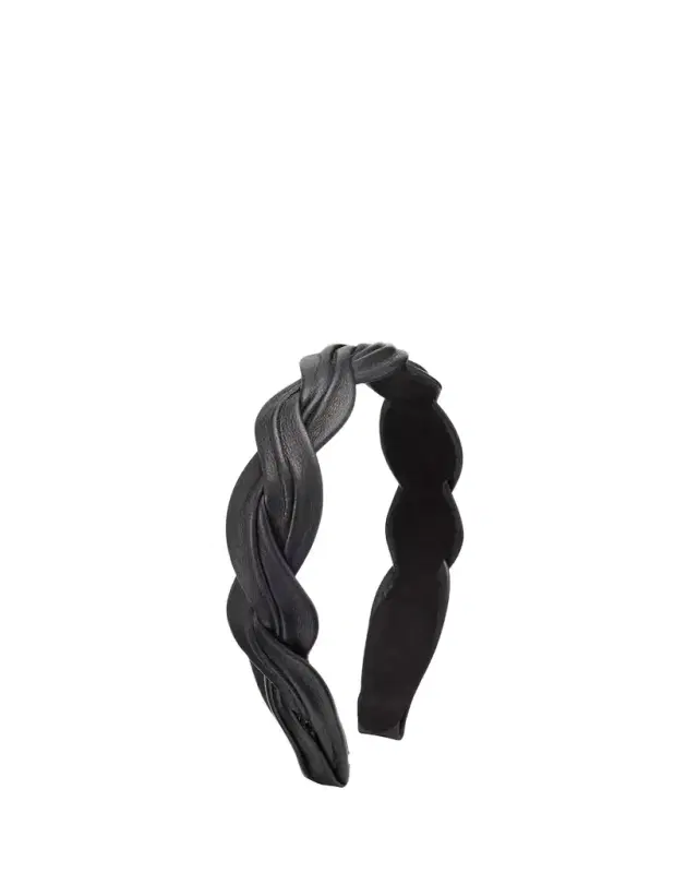 Leather Wave Headband
