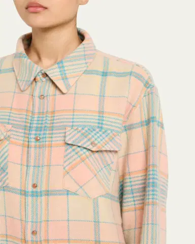 God’s True Cashmere Lover Tartan Cashmere Shirt | Thumbnail 5 God’s True Cashmere Lover Tartan Cashmere Shirt | Thumbnail 5
