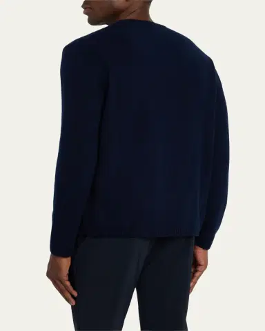 Bergdorf Goodman Men's Cashmere Crewneck Sweater | Thumbnail 11 Bergdorf Goodman Men's Cashmere Crewneck Sweater | Thumbnail 11