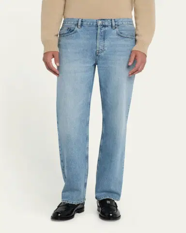 FRAME Men's Relaxed Cotton Denim Jeans | Thumbnail 2