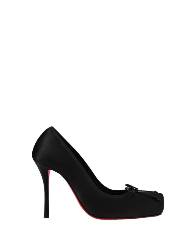 100mm Cassia Satin Ballerina Pumps