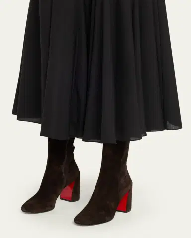 Christian Louboutin 85mm Jane Suede Knee-High Boots | Thumbnail 2