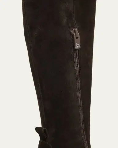 Christian Louboutin 85mm Jane Suede Knee-High Boots | Thumbnail 5