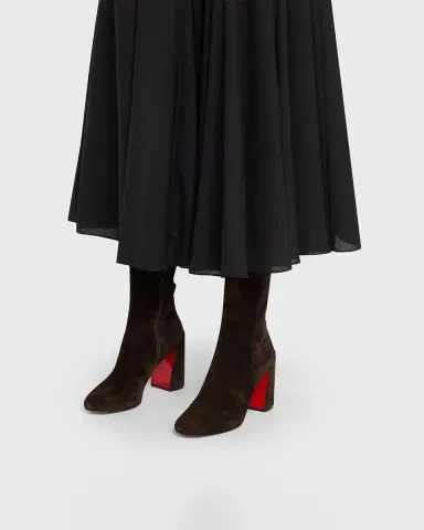 Christian Louboutin 85mm Jane Suede Knee-High Boots | Thumbnail 6