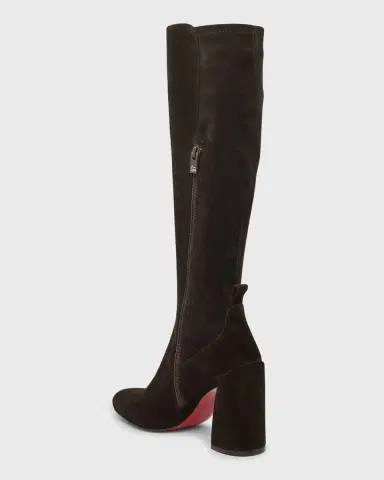 Christian Louboutin 85mm Jane Suede Knee-High Boots | Thumbnail 8