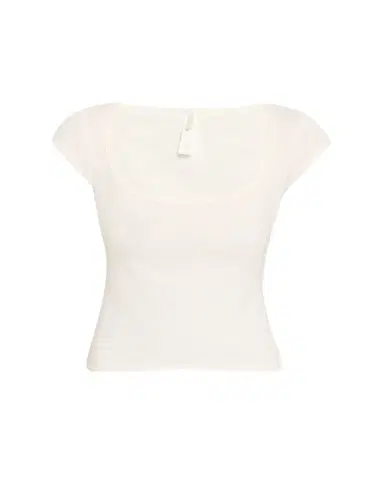 Skims Scoop-Neck Cotton Jersey Tee | Thumbnail 1