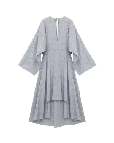Loewe Striped Cape Sleeve Caftan Dress | Thumbnail 1