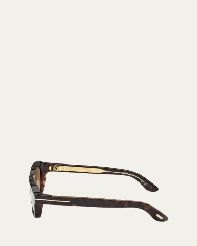 Tom Ford Men's Icon Collection Acetate Square Sunglasses | Thumbnail 3 Tom Ford Men's Icon Collection Acetate Square Sunglasses | Thumbnail 3