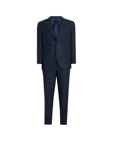 Kiton Men's Cashmere, Wool and Silk Plaid Two-Piece Suit | Thumbnail 1