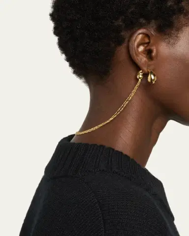 Bottega Veneta Mini Drop Chain Earrings | Thumbnail 2