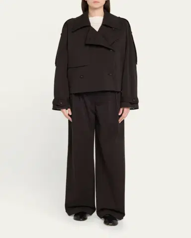Proenza Schouler White Label Yasmin Cropped Trench Coat | Thumbnail 5 Proenza Schouler White Label Yasmin Cropped Trench Coat | Thumbnail 5