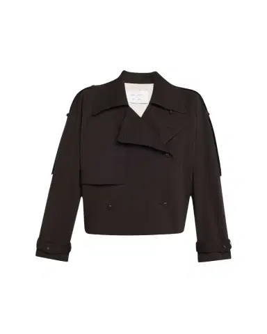 Proenza Schouler White Label Yasmin Cropped Trench Coat | Thumbnail 1 Proenza Schouler White Label Yasmin Cropped Trench Coat | Thumbnail 1