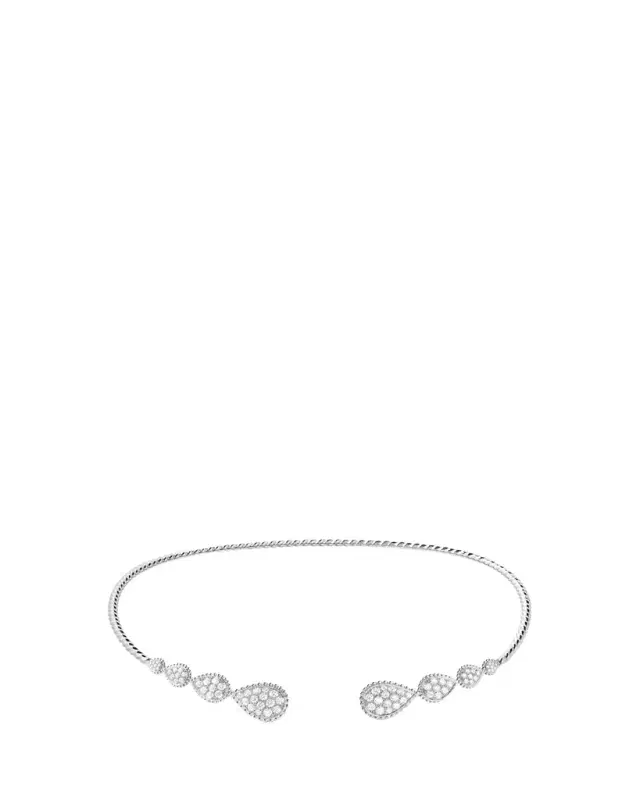 Boucheron Serpent Boheme 18K White Gold Diamond Choker Necklace
