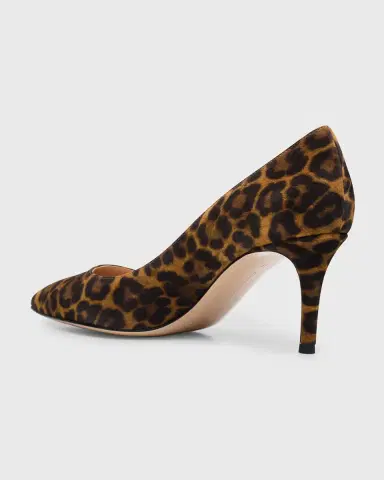 Gianvito Rossi Gianvito Leopard-Print Suede Pumps | Thumbnail 3