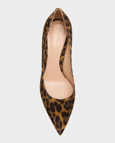 Gianvito Rossi Gianvito Leopard-Print Suede Pumps | Thumbnail 5