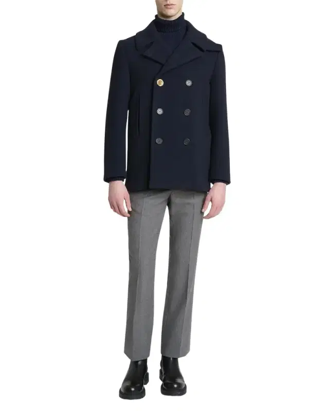 Men's Double-Face Wool Peacoat