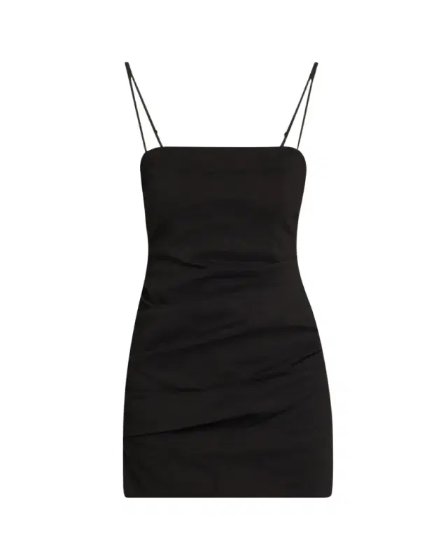 Mya Sleeveless Draped Mini Dress