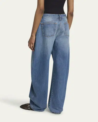 Alaïa Rounded Low-Rise Jeans | Thumbnail 3