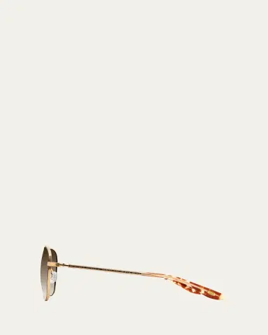 BARTON PERREIRA Sully Aviator Titanium Sunglasses | Thumbnail 8 BARTON PERREIRA Sully Aviator Titanium Sunglasses | Thumbnail 8