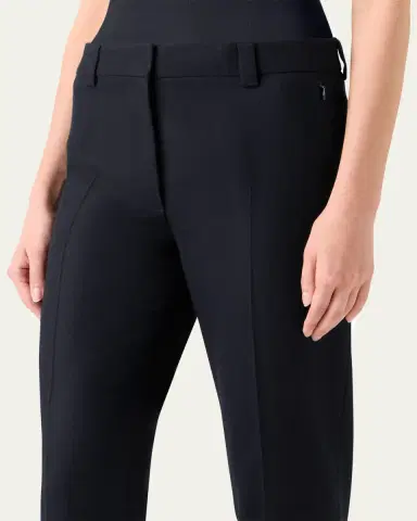 Akris Maxima Wool Stretch Flannel Skinny-Leg Ankle Pants | Thumbnail 5 Akris Maxima Wool Stretch Flannel Skinny-Leg Ankle Pants | Thumbnail 5
