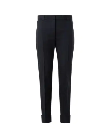 Akris Maxima Wool Stretch Flannel Skinny-Leg Ankle Pants | Thumbnail 1 Akris Maxima Wool Stretch Flannel Skinny-Leg Ankle Pants | Thumbnail 1