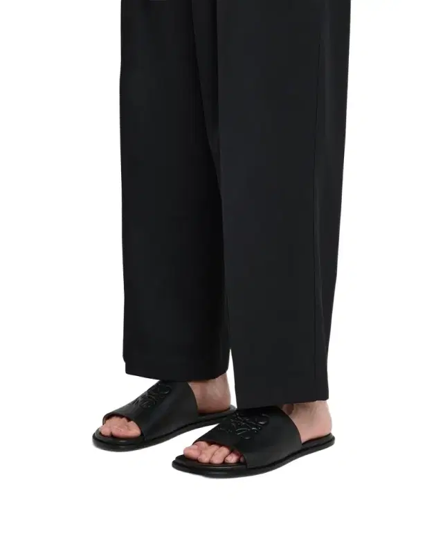 Loewe Men's Flex Anagram Soft Calfskin Slide Sandals