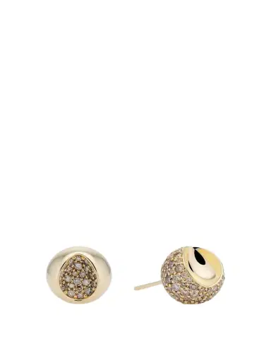 JV Insardi Champagne Diamond Solar Stud Earrings | Thumbnail 1 JV Insardi Champagne Diamond Solar Stud Earrings | Thumbnail 1