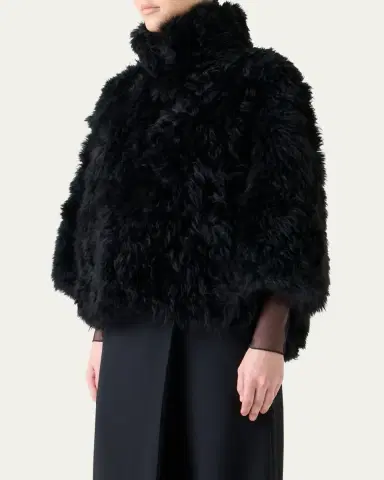 Akris Phila Kid Goat Shearling Jacket | Thumbnail 4 Akris Phila Kid Goat Shearling Jacket | Thumbnail 4