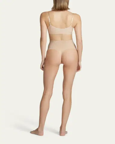 Commando Featherlight Control High-Rise Smoothing Thong | Thumbnail 13