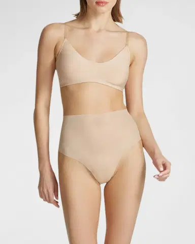 Commando Featherlight Control High-Rise Smoothing Thong | Thumbnail 8