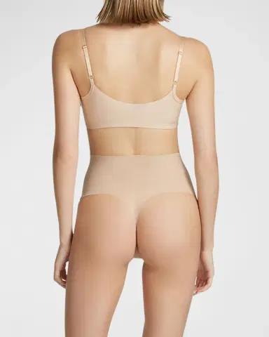 Commando Featherlight Control High-Rise Smoothing Thong | Thumbnail 9