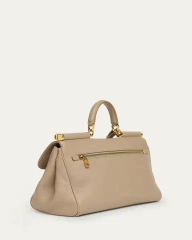 Dolce & Gabbana My Sicily Leather Top-Handle Bag | Thumbnail 3